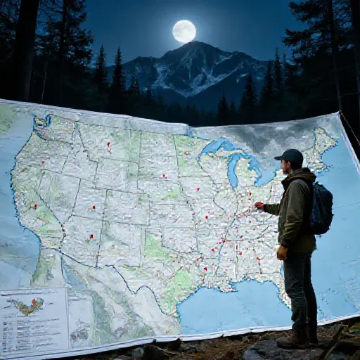 The Man with No Pattern - Israel Keyes illustrated in Cold, precise architectural blueprint style style