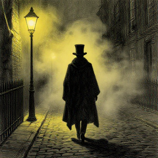 Illustration for The Whitechapel Shadow