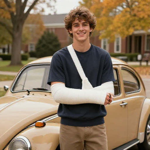 Illustration for The Handsome Helper